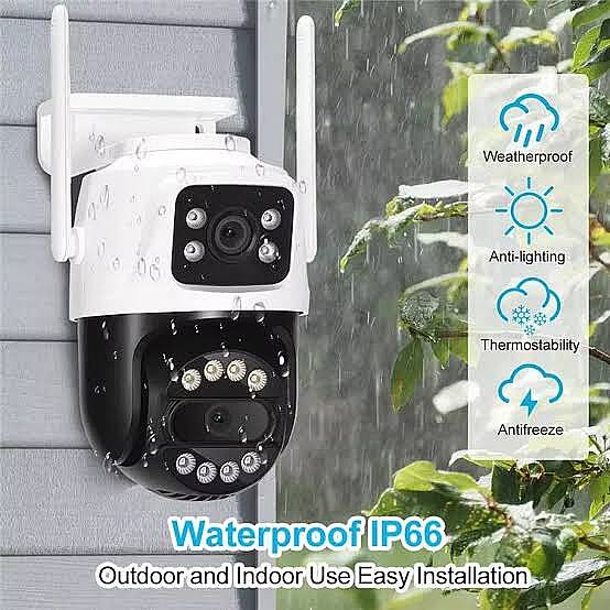 AV-S304 4MP Wifi Çift Yönlü Ses Çift Lensli Kamera - 2