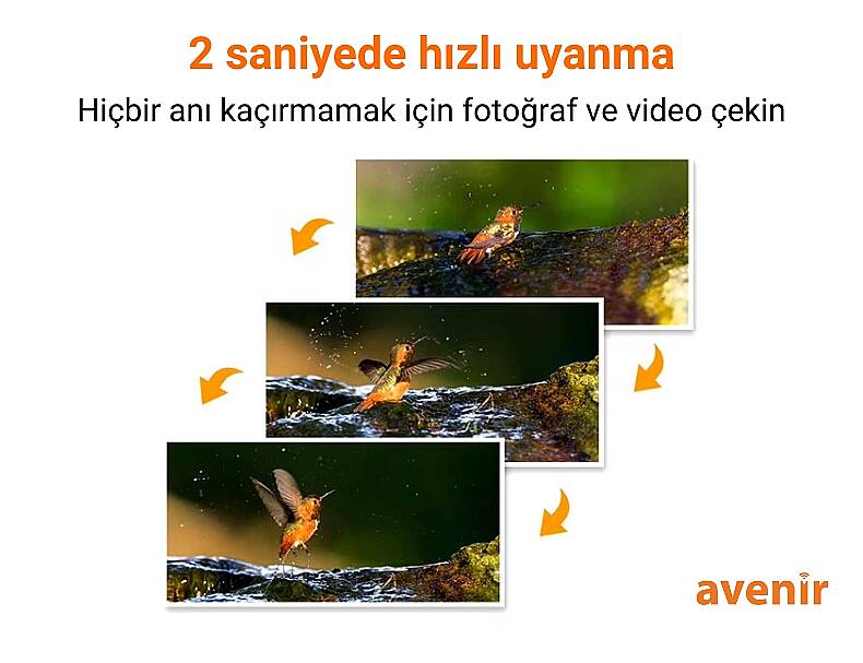 AV-S440H 4MP 3.6mm Lens 4G Solar SD Kart Destekli Fotokapan Kamera - 4