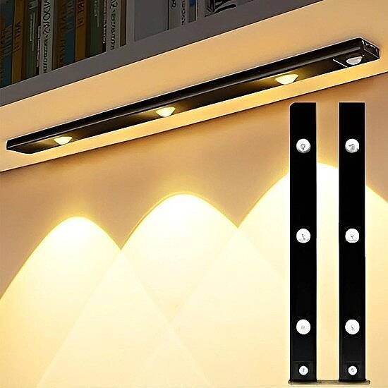 Cata 3 Watt Ledli Bella Slim Cabinet Usb Şarjlı Sensörlü 3 Renk Işık Armatür Ct-2464  - 5