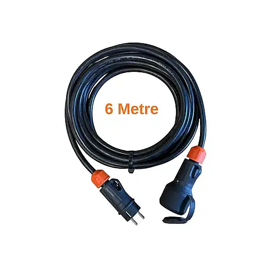 Ever Charger Elektrikli Araç Şarj Cihazı Uzatma Kablosu Monofaze Kauçuk Alev İletmez 3x2.5 mm² - 2
