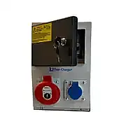 Ever Charger Trifaz Elektrikli Araç KombiBox – Metal, AC Tipi Kaçak Akım Röleli ve Sigortalı - 4