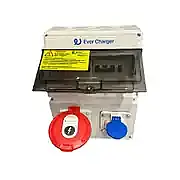 Ever Charger Trifaz Elektrikli Araç KombiBox – Plastik, AC Tipi Kaçak Akım Röleli ve Sigortalı - 8