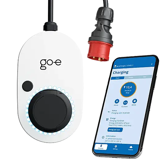 GO-E Charger Gemini Flex 22 kW Taşınabilir Elektrikli Araç Şarj Cihazı | Monofaze & Trifaze - 5