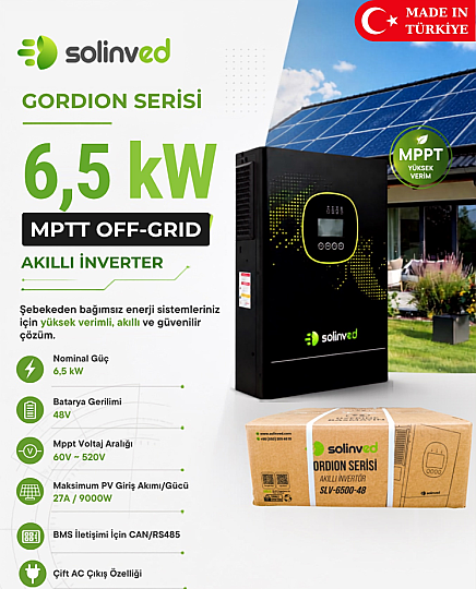 GORDİON SERİES 6,5 KW 48V MPPT OFF-GRİD İNVERTER (PARALEL) - 2