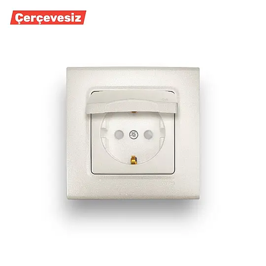 LİNNERA LİFE KAP TOP PRİZ ÇK MEK + KAPAK SEDEF BEYAZ 90443012