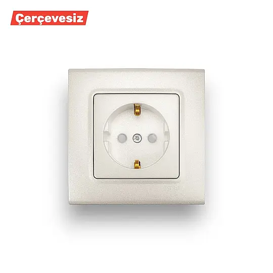 LİNNERA LİFE TOP PRİZ ÇK MEK+KAPAK SEDEF BEYAZ (ÇERÇEVESİZDİR) 90443042