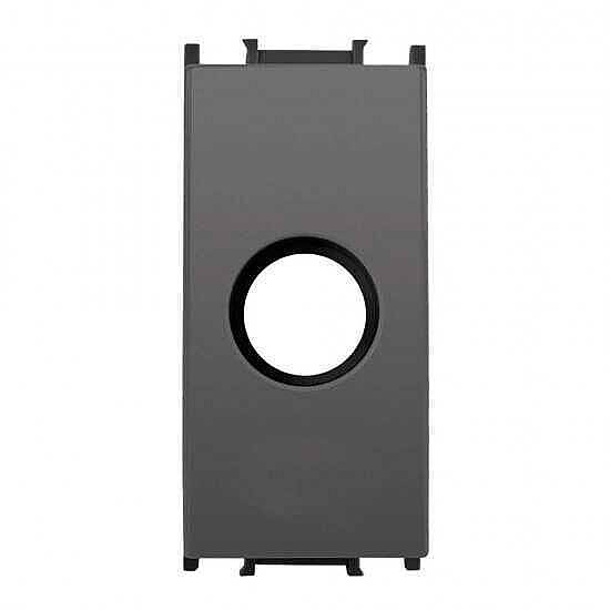 THEA MODULAR KABLO ÇIKIŞ KAPAĞI 1 M ANTRASİT (ÇERÇEVE HARİÇ) WVTR1702-4AN - 1