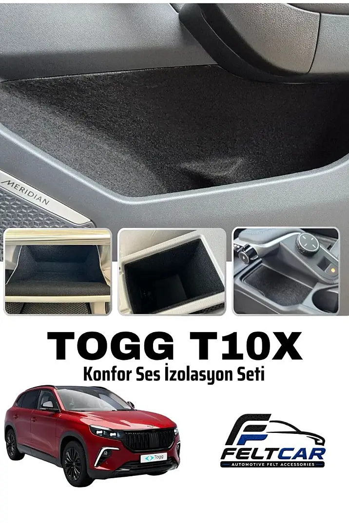 TOGG T10X PREMİUM KONFOR SES İZOLASYON SETİ - 1