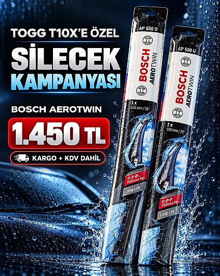 Togg T10X Silecek (2023-2026) Bosch Aerotwin Plus