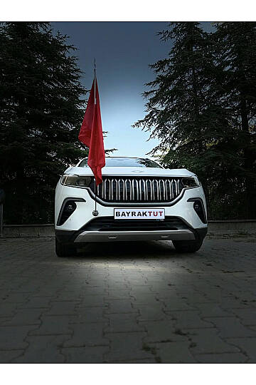 TOGG T10X VE T10F UYUMLU ÇEKİ DEMİRİ BAYRAK TUTUCU - 6
